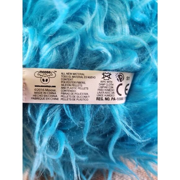 Pikmi Pops Surprise Blue Fluffy Bunny Rabbit Plush Toy #A97 - Picture 8 of 9